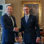 Polish President Karol Nawrocki and Finnish President Alexander Stubb met in Helsinki. (Image: Prezydent.pl / Mikołaj Bujak)