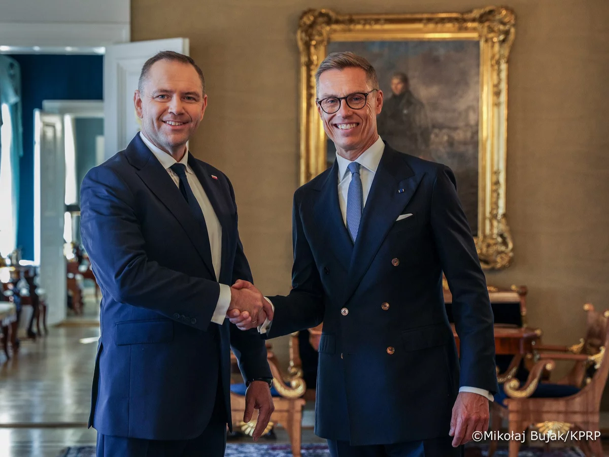 Polish President Karol Nawrocki and Finnish President Alexander Stubb met in Helsinki. (Image: Prezydent.pl / Mikołaj Bujak)